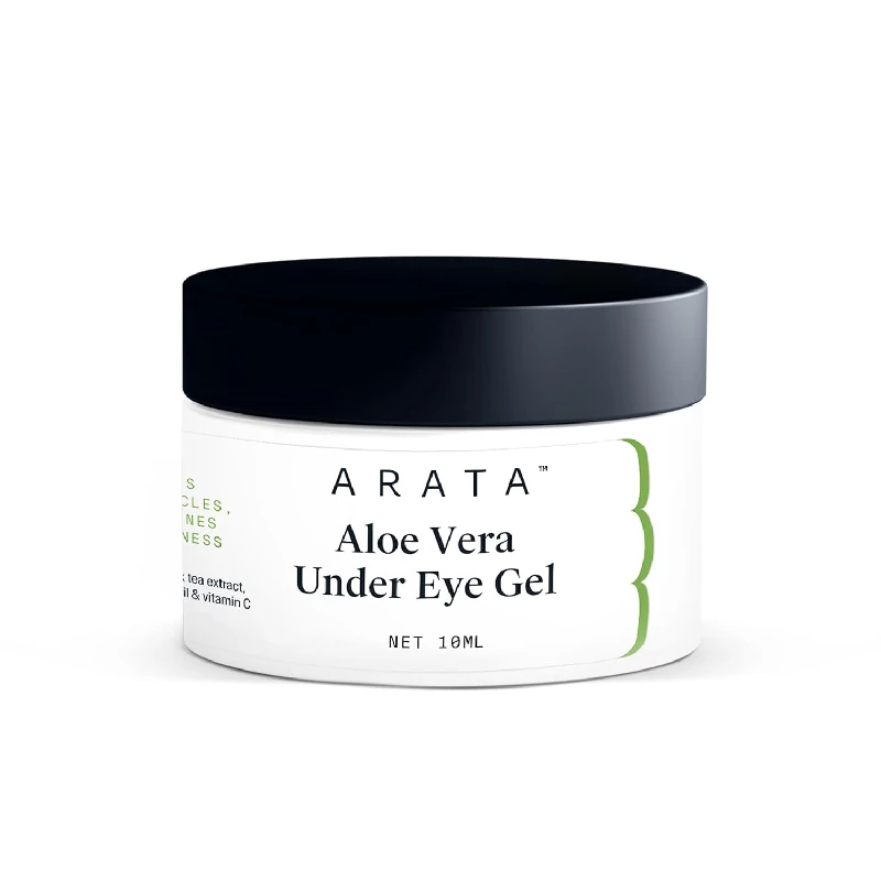 Arata Aloe Vera Under Eye Gel For Dark Circles, Fine Lines & Puffiness